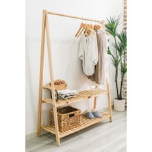 Suint Konfeksiyon Elbise Askılık Iki Raflı 148 x 106 cm