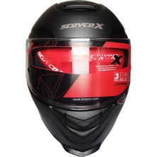 Scoyco X507 Güneş Vizörlü Kapalı Kask