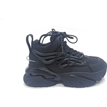 Guja Siyah Kadın Sneaker Bot Ayakkabı