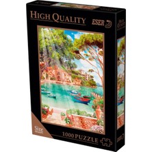 Eser Puzzle 2X1000 Parça 48X68 cm Puzzle Kaplumbağa Terbiyecisi / Sorrento Harbour