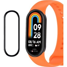 Xiaomi Mi Band 8 Mi Band 9 5D Tam Kaplayan Kırılmaz Nano Ekran Koruyucu