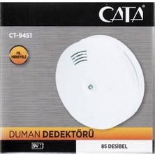 XML Dünyası Cata CT-9451 Duman Dedektörü Pilli
