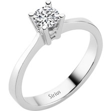 Sirius Pırlanta E Renk 0,39 Karat Pırlanta Tektaş Yüzük 0415R0121