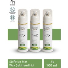 Cosmo Code Sülfatsız Mat Wax 3'Lü Set