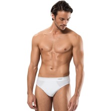 Erdem Erkek Slip Külot %92 Pamuk Elastan Lastikli 3lü Paket Konforlu Tasarım