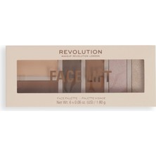 Revolution Face Lift Palet Light To Medium Yüz Gerdirme Allık, Kontür ve Bronzer Paleti