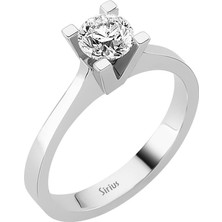 Sirius Pırlanta G Renk 0,70 Karat Pırlanta Tektaş Yüzük 0415R0143