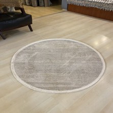 Eko Halı Kalaharı  Klh  01  Grey  Beıge  120*120  cm  Yuvarlak  Modern  Halşı