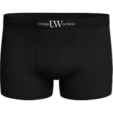 Under World Erkek 6'lı Premium Yüksek Kalite Likralı Boxer ve Özel Hediyelik Kutu