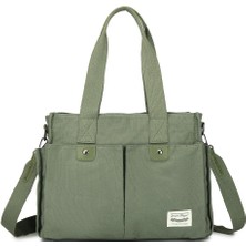 Smart Bags Kanvas Omuz Çantası BC 1307 - Haki