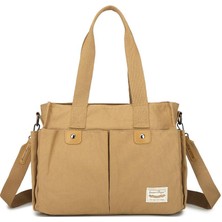 Smart Bags Kanvas Omuz Çantası BC 1307 - Camel