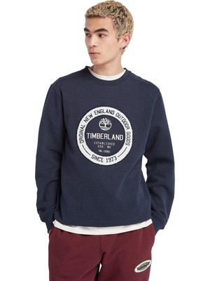 Timberland Ls Elevated Brand Carrier Crew Erkek Sweatshirt - TB0A6FRM