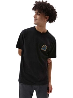 Vans Off The Wall Front Patch Ss Tee Siyah Tshirt