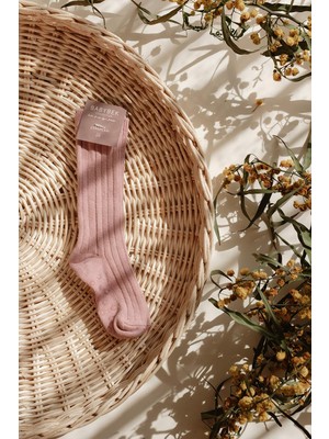 Babybek Collection 4'lü Dizaltı Pamuk Çorap Seti Kız(1 Yaş Sonrası Taban Kaydırmazlı)