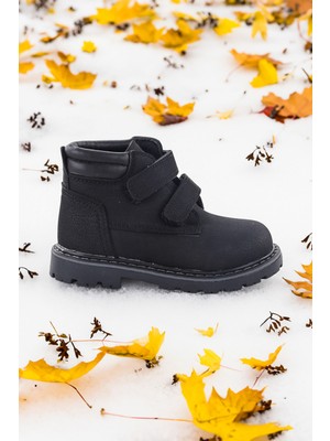 Kiko Kids Azka Cırtlı Erkek Bebek Bot Ayakkabı