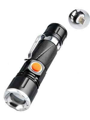 Toptan Bulurum P50 LED Şarjlı Mıknatıslı USB El Feneri Watton WT-622