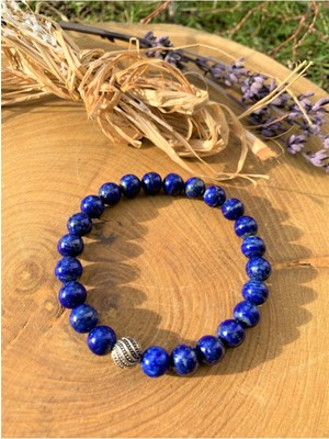 NehirTaş Sertifikalı   Lapis Lazuli Bileklik