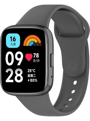 Nezih Case Xiaomi Redmi Watch 3 Active Uyumlu Boşluksuz Orjinal Pim Tasarım Jel Silikon Kordon