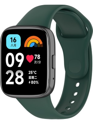 Nezih Case Xiaomi Redmi Watch 3 Active Uyumlu Boşluksuz Orjinal Pim Tasarım Jel Silikon Kordon