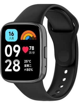 Nezih Case Xiaomi Redmi Watch 3 Active Uyumlu Boşluksuz Orjinal Pim Tasarım Jel Silikon Kordon