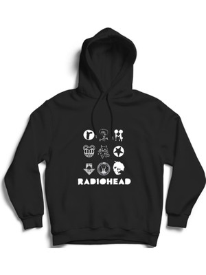 The Fame Radiohead, Nine, Rock Metal Kapüşonlu Sweatshirt Hoodie