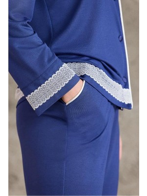 Pierre Cardin P2200 Gömlek Yaka Pijama Takım