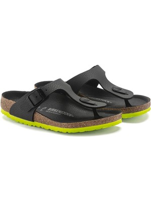 Birkenstock Gizeh Bf Desert Soil Çocuk Terlik 1024387-BLACK