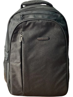 Relaxion Suya Dayanıklı 15.6" Notebook Bölmeli 5 Gözlü Notebook Sırt Çantası 8040-SIYAH