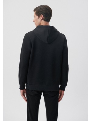 Mavi Erkek Kapüşonlu Siyah Basic Sweatshirt 0610937-900