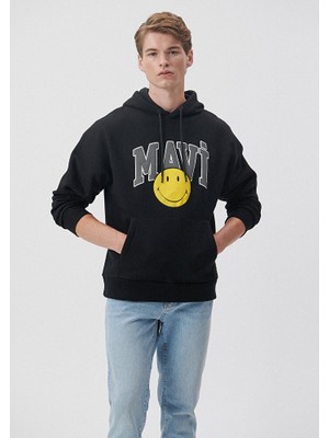 Mavi Erkek Mavi X Smiley Originals Siyah Sweatshirt 0S10060-70087