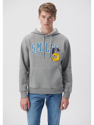 Mavi Erkek Mavi X Smiley Originals Gri Sweatshirt 0S10062-80018