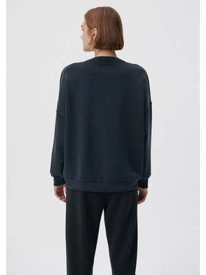 Mavi Kadın Lux Touch Siyah Modal Sweatshirt 168837-900