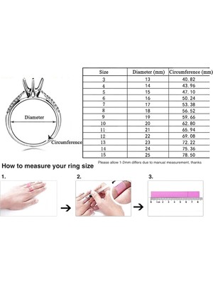 SJ Moda Titanyum Çelik Halkalar 6mm 3 Parça (Yurt Dışından)