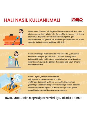 Red Halı Dijital Baskı Yıkanabilir Kaymaz Taban Kilim Desenli Gri Salon Halısı Mutfak Halısı Yolluk