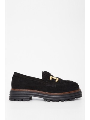 Tamer Tanca Kadın  Deri Loafer Ayakkabı 33 75005 Bn Ayk SK23/24