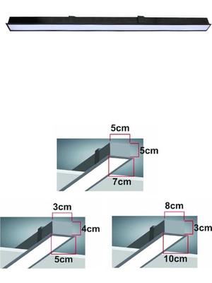 Forlife 200 cm Sıva Altı Linear Armatür