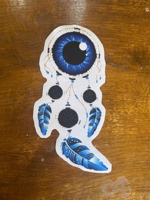 Gönülden Tasarım 27X12 cm Ütü Ile Yapışan Düş Kapanı Transfer Baskı Tişört Kot Baskı