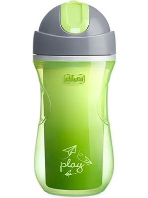 Chicco Isı Yalıtımlı Sport Bardak 266 ml 14 Ay+ Yumuşak Silikon Pipetli Hafif ve Dayanıklı