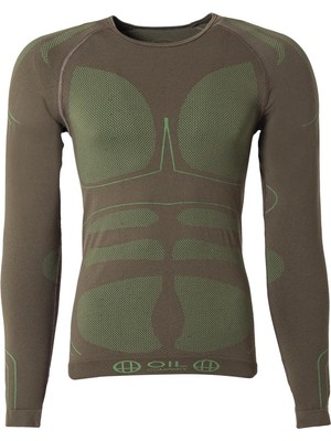 Oil Company Haki Unisex Termal Içlik Üst Seamless Iıı. Seviye Pro