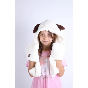 Babyhola Kız Erkek Babyhola Kız Erkek Çocuk Kulaklı Peluş Bere Cep Eldivenli Kışlık 1300