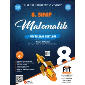 Fit Yayınları 8. Sınıf Matematik Föy İzleme Testleri