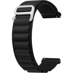 Huawei Watch Gt 2e 46MM Için Kancalı Kumaş Kordon Kayış - FC156