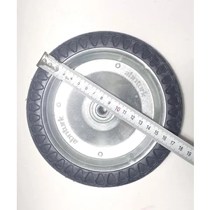 1 Adet 18CM Metal Gövde Pazar Arabası Tekerleği Süper Sağlam Araba Tekeri Çelik Gövde Özel TekerlekBilyalı değildir.