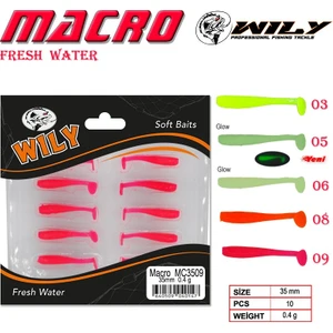 Wily Macro Lrf Silikon Yem 3.5 cm 0.4 gr