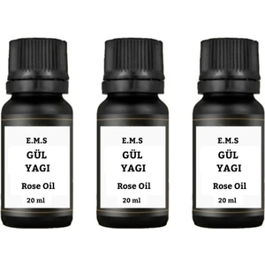 Gül Yağı 3 Adet (Rose Oil) 3 x 20 ml