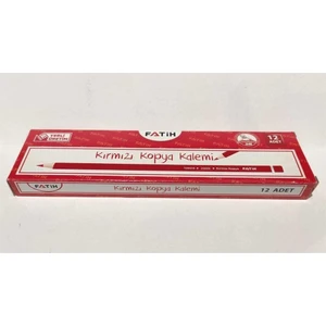 Kırmızı Kopya Kalemi 12 Li