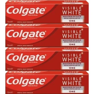 Visible White Anında Beyazlık Maksimum Beyazlık Diş Macunu 75 ml x 4 Adet