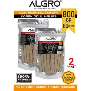 Kuzu Işkembeli Munchy Stick Çiğnemelik Yenilebilir 400 gr . x 2 Paket