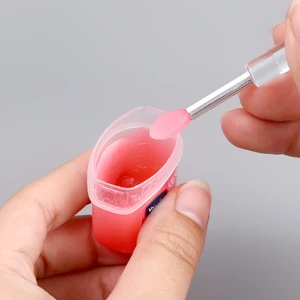 Silikon Ruj Dudak Fırçası Dolgun Pürüzsüz Dudak Boyama Aparatı Peeling Dudak Yenileme