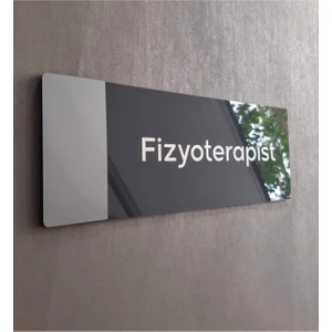 Klasik Seri Özelleştirilebilir Ofis Oda Kapı Isimliği Yönlendirme Tabelası